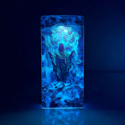 "Quelle der Erlösung" Harzlampe